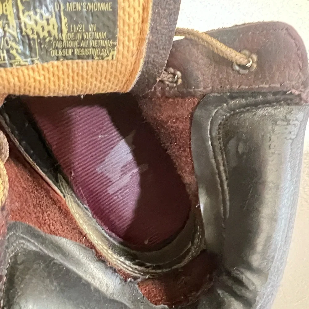 Irish Setter 83606 Ashby Brown Leather Soft Toe Work Boots Men’s 7 Construction